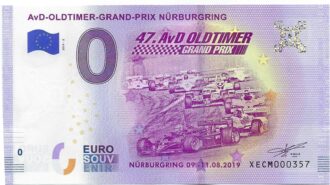 ALLEMAGNE 2019-2 AVD OLDTIMER GRAND PRIX BILLET SOUVENIR 0 EURO TOURISTIQUE NEUF
