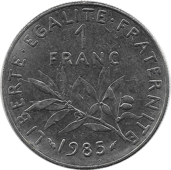 FRANCE 1 FRANC ROTY 1985 SUP