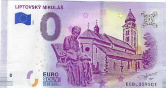 SLOVAQUIE 2019-1 LIPTOVSKY MIKULAS BILLET SOUVENIR 0 EURO TOURISTIQUE NEUF