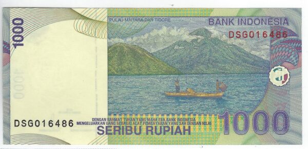 INDONESIE 1000 RUPIAH SERIE DSG 2000-2001 NEUF