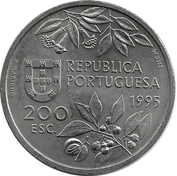 PORTUGAL 200 ESCUDOS 1995 ILES MOLUCAS SUP-