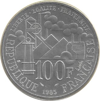FRANCE 100 FRANCS 1985 EMILE ZOLA FDC