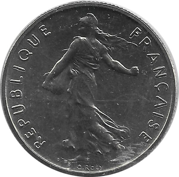FRANCE 1/2 FRANC ROTY 1973 FDC