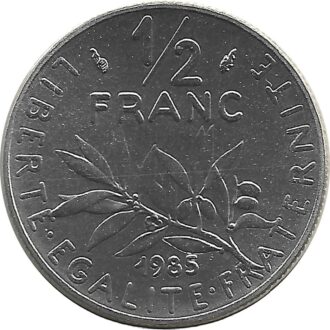 FRANCE 1/2 FRANC ROTY 1985 FDC