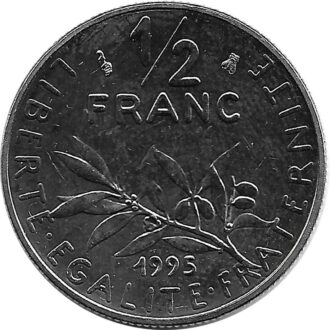 FRANCE 1/2 FRANC ROTY 1995 SUP/NC