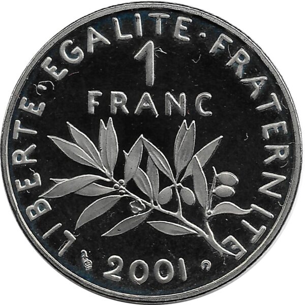 FRANCE 1 FRANC ROTY 2001 BE