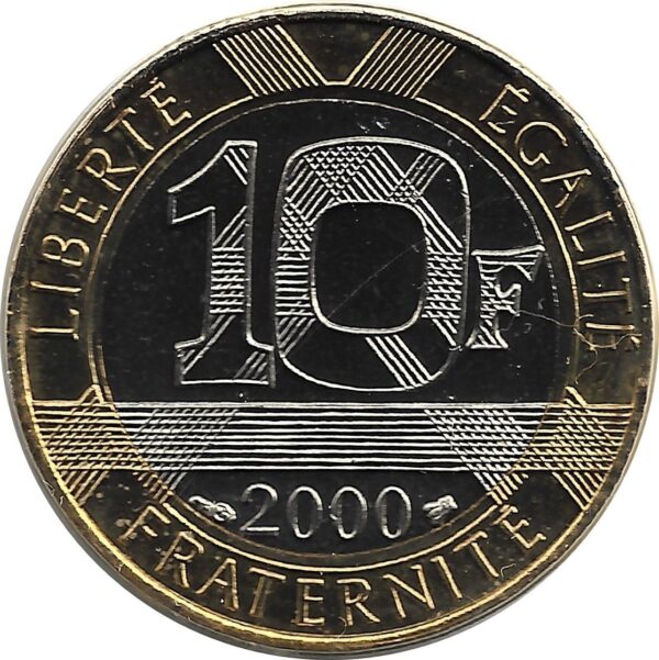 FRANCE 10 FRANCS GENIE 2000 BU