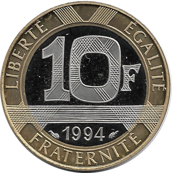 FRANCE 10 FRANCS GENIE 1994 BE
