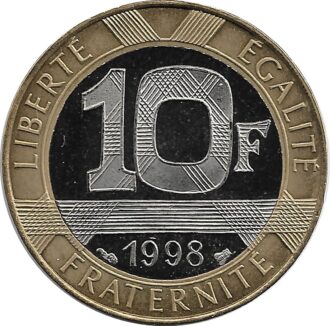 FRANCE 10 FRANCS GENIE 1998 BE