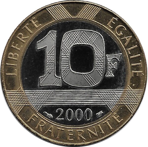 FRANCE 10 FRANCS GENIE 2000 BE