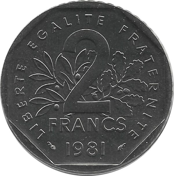 FRANCE 2 FRANCS ROTY 1981 FDC