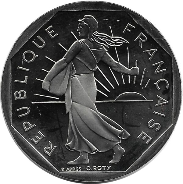 FRANCE 2 FRANCS ROTY 1993 BE