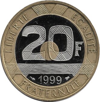 FRANCE 20 FRANCS MONT ST MICHEL 1999 BE