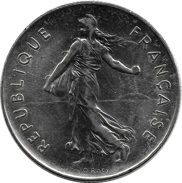 FRANCE 5 FRANCS ROTY 1990 SUP+