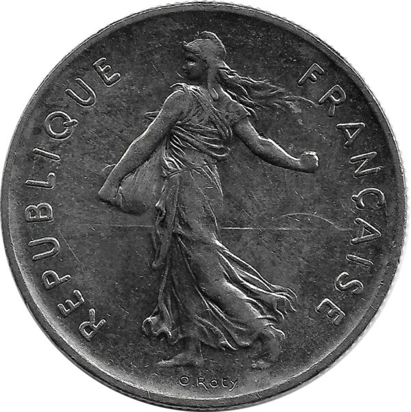 FRANCE 5 FRANCS ROTY 1992 SUP