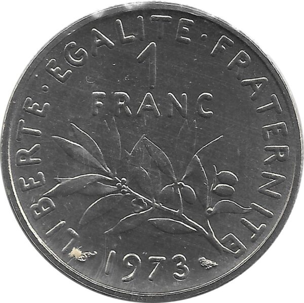 FRANCE 1 FRANC ROTY 1973 FDC