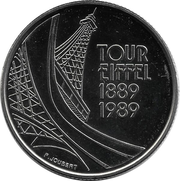 FRANCE 5 FRANCS TOUR EIFFEL 1989 SUP/NC