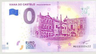 PORTUGAL 2019 -1 VIANA DO CASTELO 0 EURO BILLET SOUVENIR TOURISTIQUE NEUF