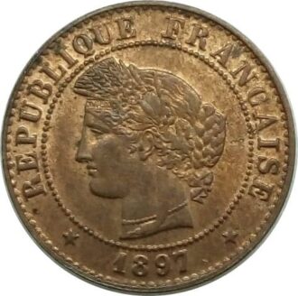 FRANCE 1 CENTIME CERES 1897 A SUP