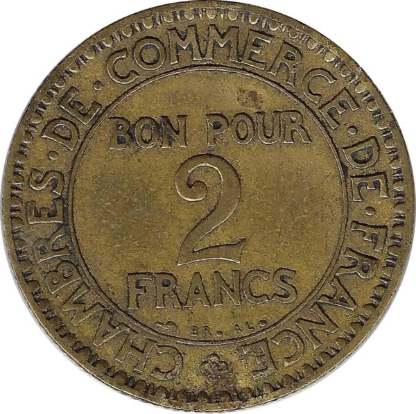FRANCE 2 FRANCS DOMARD 1920 TB+
