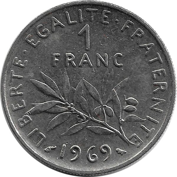 FRANCE 1 FRANC ROTY 1969 SUP-
