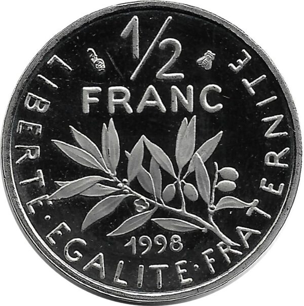 FRANCE 1/2 FRANC ROTY 1998 BE
