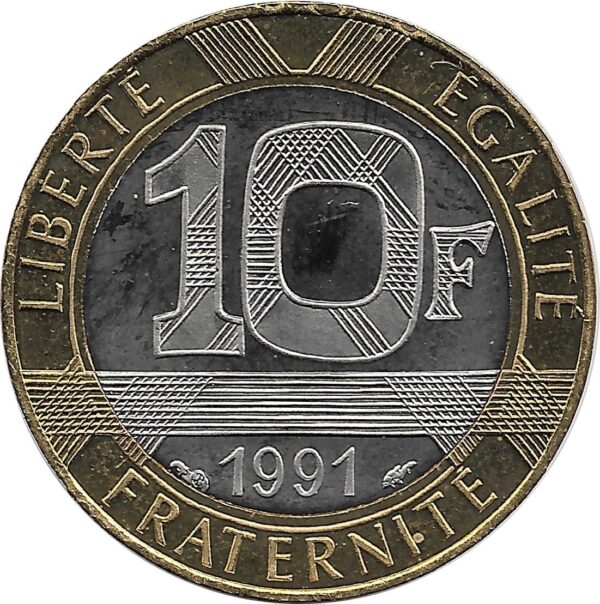 FRANCE 10 FRANCS GENIE 1991 BE