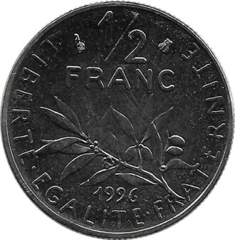 FRANCE 1/2 FRANC ROTY 1996 SUP/NC