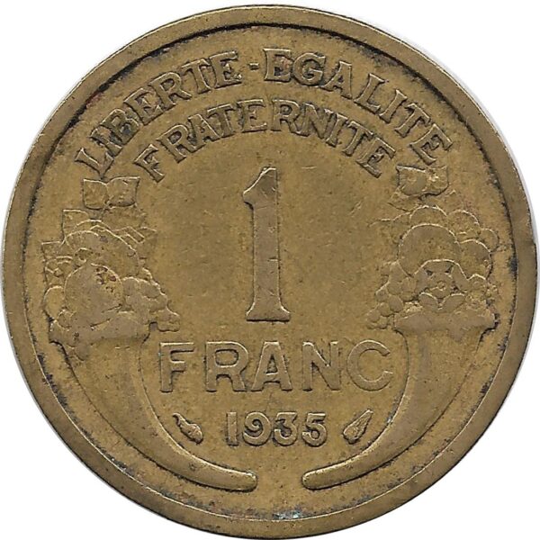 FRANCE 1 FRANC MORLON 1935 TB