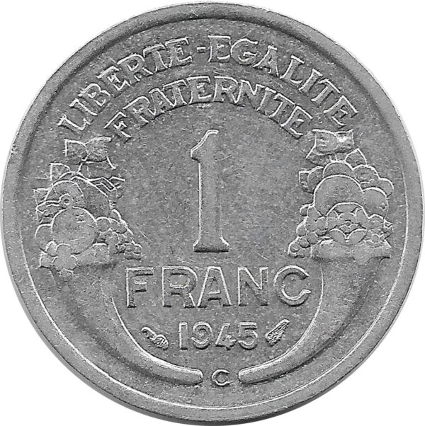 FRANCE 1 FRANC MORLON 1945 C TTB