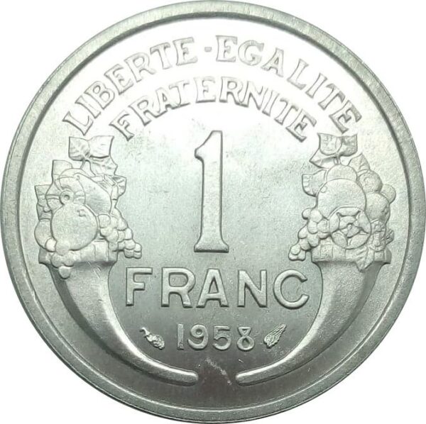 FRANCE 1 FRANC MORLON 1958 SUP/NC