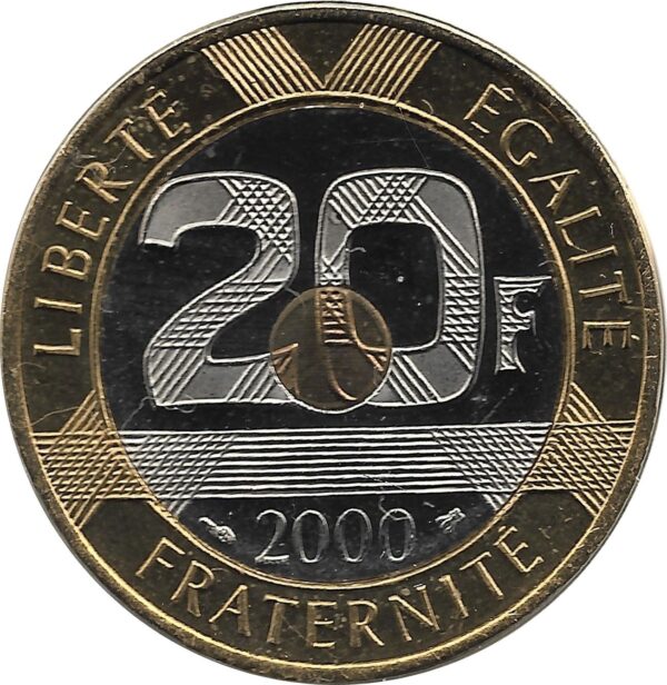 FRANCE 20 FRANCS MONT ST MICHEL 2000 BU