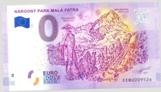 SLOVAQUIE 2019-1 NARODNY PARK MALA FATRA BILLET SOUVENIR 0 EURO TOURISTIQUE NEUF
