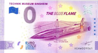 ALLEMAGNE 2020-6 TECHNIK MUSEUM SINSHEIM VERSION ANNIVERSAIRE BILLET SOUVENIR 0 EURO TOURISTIQUE NEUF