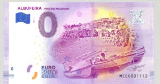 PORTUGAL 2020-1 ALBUFEIRA BILLET SOUVENIR 0 EURO TOURISTIQUE NEUF