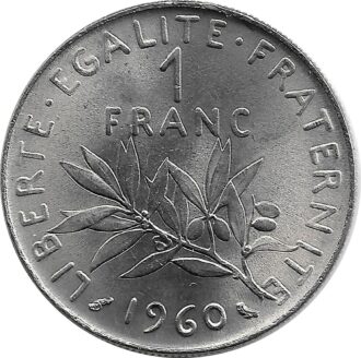 FRANCE 1 FRANC ROTY 1960 SUP-
