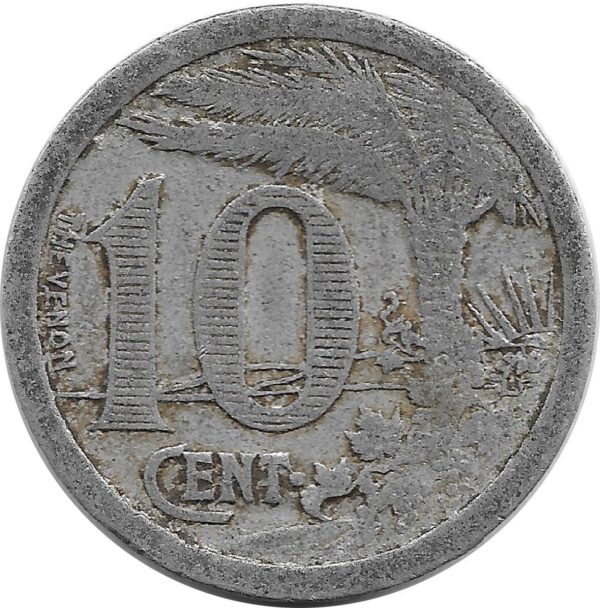 ALGERIE - ORAN 10 CENTIMES 1921 TTB