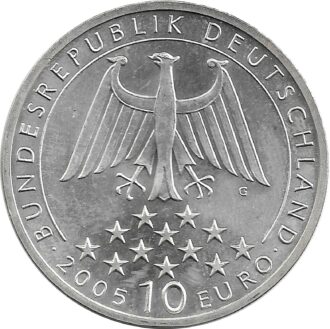 Allemagne 2005 G 10 EURO 200 ANS MORT DE FRIEDRICH VON SCHILLER SUP