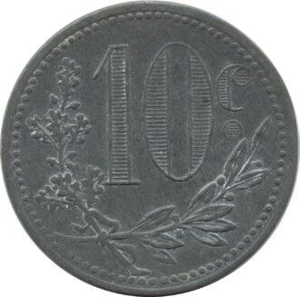 ALGERIE - ALGER 10 CENTIMES 1917 TTB