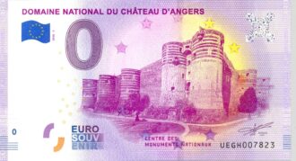 41CHAMBORD 2020-3 CHATEAU DE CHAMBORD VERSION ANNIVERSAIRE BILLET SOUVENIR 0 EURO NEUF