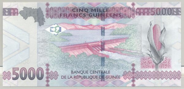 GUINEE (BANQUE CENTRALE) 5000 FRANCS 2015 SERIE AA 295 NEUF