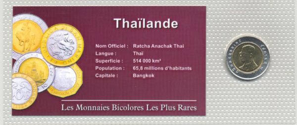 THAILANDE 10 BAHTS 1989 SUP/NC