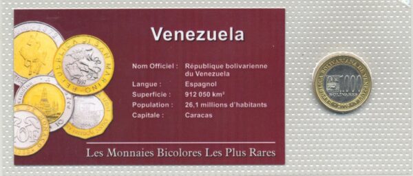 VENEZUELA 1000 BOLIVARES 2005 SUP/NC