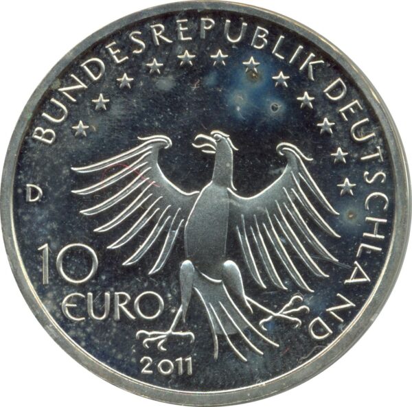 Allemagne 2011 D 10 EURO 500 ANS DES HISTOIRES DE TILL L'ESPIEGLE BE