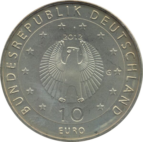 Allemagne 2012 G 10 EURO 50 ANS CREATION ASSOCIATION WERTHUNGERHILFE BE