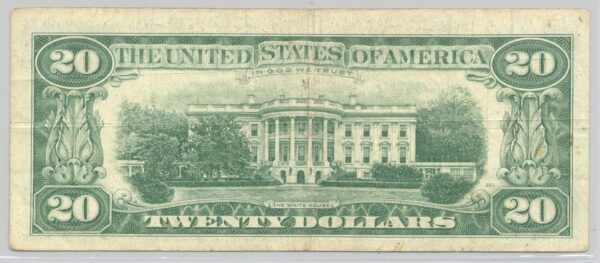 U.S.A. 20 DOLLARS 1969 C SERIE B TB+