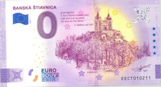 SLOVAQUIE 2020-1 BANSKA STIAVNIA BILLET SOUVENIR 0 EURO TOURISTIQUE NEUF