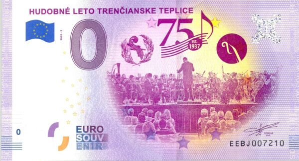 SLOVAQUIE 2020-2 HUBODNE LETO TRENCIANSKE TEPLICE BILLET SOUVENIR 0 EURO TOURISTIQUE NEUF