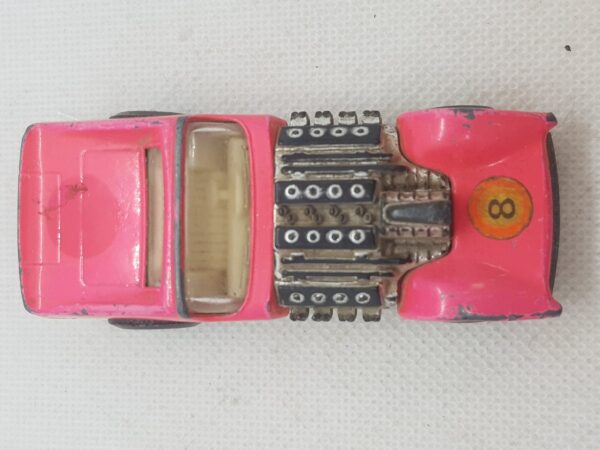 ROAD DRAGSTER ROSE MATCHBOX SUPERFAST N19 1/80 SANS BOITE