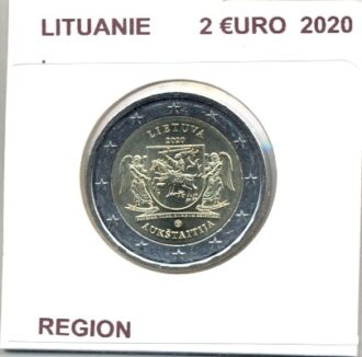 LITUANIE 2020 2 EURO COMMEMORATIVE REGION SUP